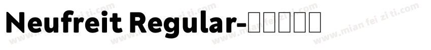 Neufreit Regular字体转换